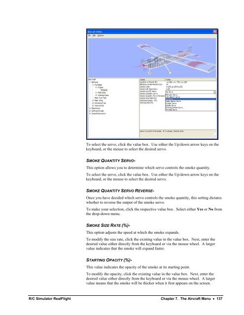 RealFlight G3 Manual - Great Planes Software Support