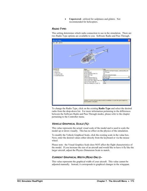 RealFlight G3 Manual - Great Planes Software Support