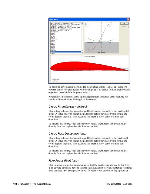 RealFlight G3 Manual - Great Planes Software Support