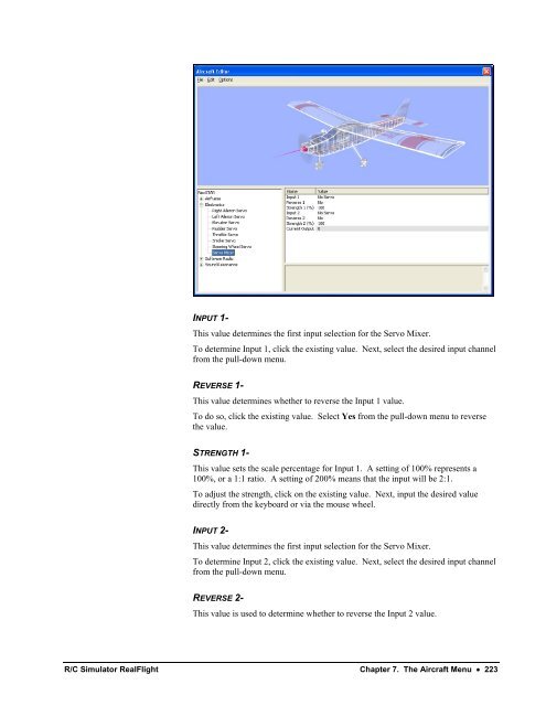 RealFlight G3 Manual - Great Planes Software Support