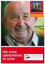 fÃ¼r mehr lebensfreude im alter - AWO Pflege im Rhein-Erft-Kreis