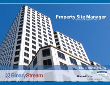 Property Site Manager for Microsoft Dynamics GP - Binary Stream