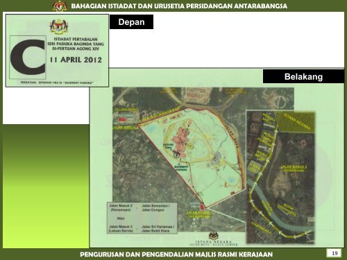 pengurusan dan pengendalian majlis rasmi kerajaan - Bahagian ...