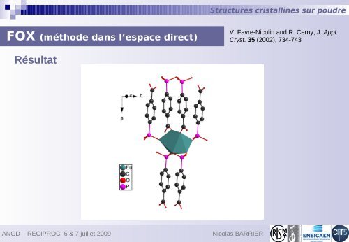 Poudres - Centre de DiffractomÃ©trie X