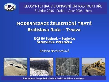 Modernizace Å¾elezniÄnÃ­ tratÄ Bratislava RaÄa - Trnava - igs.cz