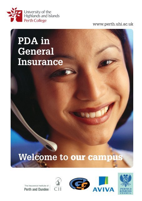 A4 AVIVA PDA Insurance Leaflet - Perth College