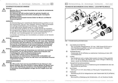 Betriebsanleitung Tech maxi - Hartenberger