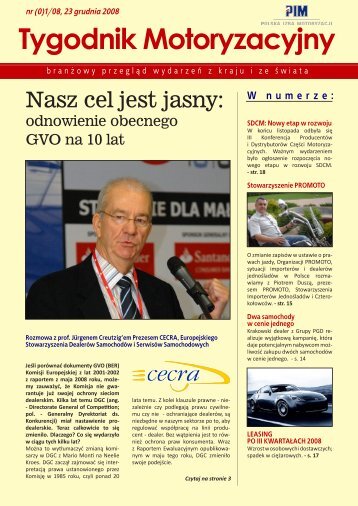 Tygodnik Motoryzacyjny - Polska Izba Motoryzacji