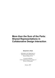 More than the Sum of the Parts: Shared Representations in ...
