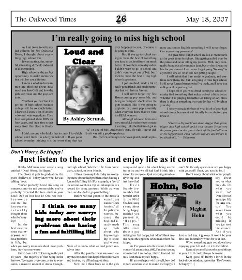 May 2007 - Special Senior Issue