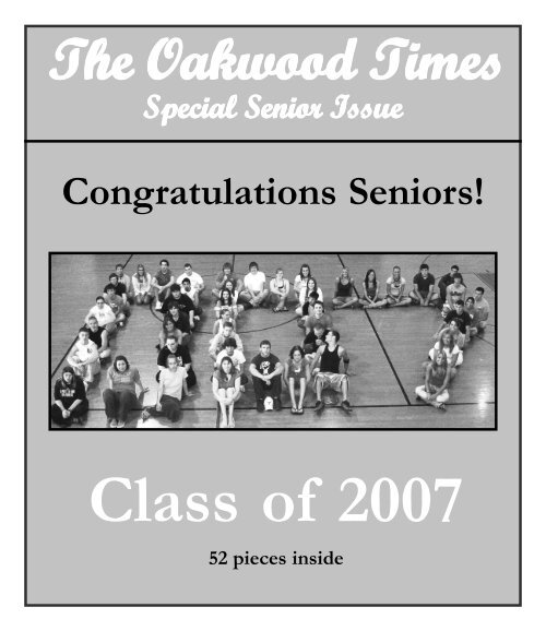 May 2007 - Special Senior Issue