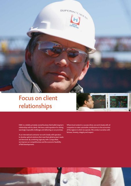 Corporate brochure - Heerema Marine Contractors - Heerema Group