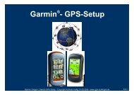 Garmin - GPS-Setup - GPS-Reutlingen