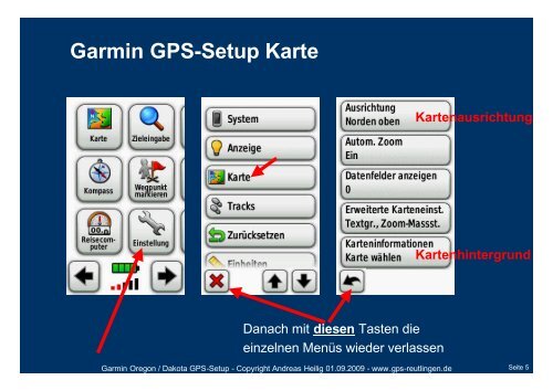 Garmin - GPS-Setup - GPS-Reutlingen