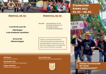 Flyer - Steinbach am Donnersberg