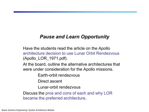 System Architecture Module - Systems Modeling Simulation Lab ...