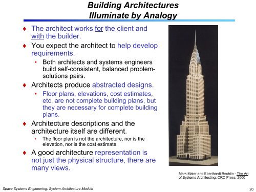 System Architecture Module - Systems Modeling Simulation Lab ...