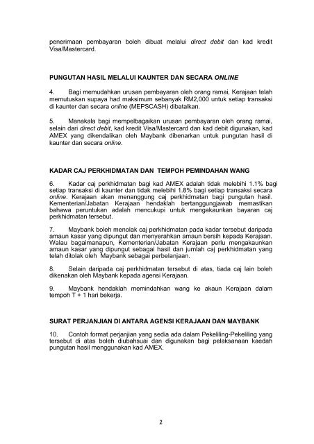 surat pekeliling perbendaharaan bil. 5 tahun 2010