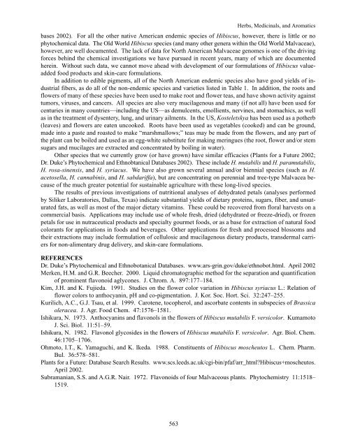 Analyses for Flavonoid Aglycones in Fresh and Preserved Hibiscus ...