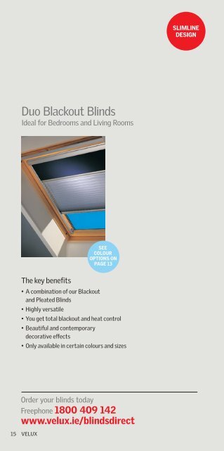 The VELUX Blinds collection