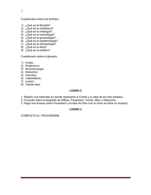 1. Conoce los aspectos centrales de las corrientes ... - Webcolegios