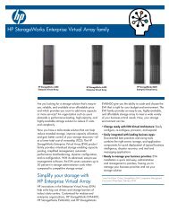 Datenblatt: HP EVA4400 Storage - GOB Software & Systeme