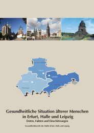 Sachsen-Anhalt Sachsen Thüringen ERFURT HALLE LEIPZIG