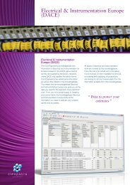 Electrical & Instrumentation Europe (DACE) - Cost Estimating Software