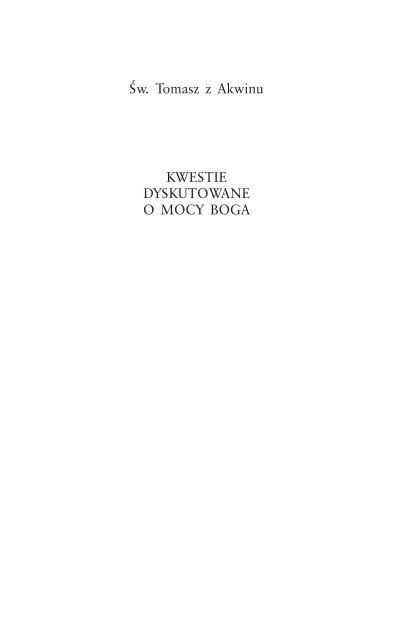 przeczytaj cały wstęp i przejrzyj spis treści książki - Teologia ...