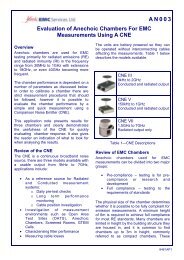 Evaluation of Anechoic Chambers for EMC Measurements ... - EMCIA