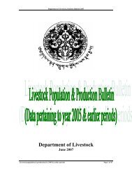 Livestock Population and Production Bulletin - APFANEWS