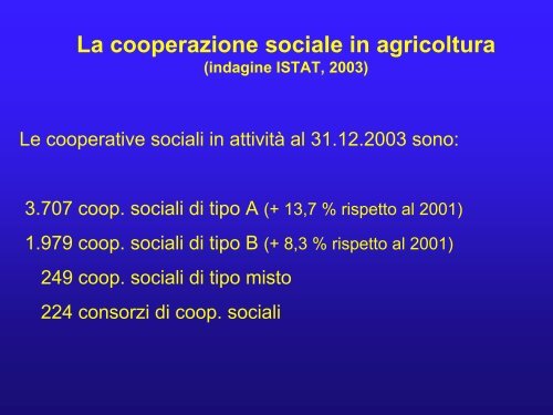 Agricoltura sociale: esperienze in Italia ed in Europa - Saverio Senni