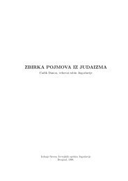 zbirka pojmova iz judeizma (deo: praznici)