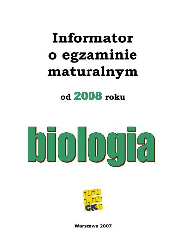 Biologia - OKE PoznaÅ - Poznan.pl