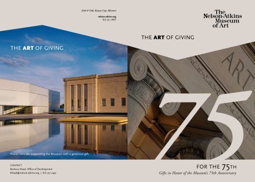 Download a list of all opportunities - The Nelson-Atkins Museum of Art