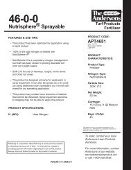 Nutrisphere® Sprayable - The Andersons Professional Products