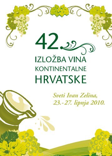 42. Izložba vina kontinentalne Hrvatske - Grad Sveti Ivan Zelina