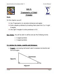 Unit 4 notes - St John Brebeuf