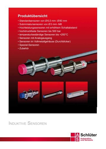 A S SchlÃ¼ter - SchlÃ¼ter Automation und Sensorik GmbH