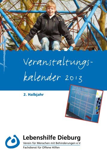 Veranstaltungskalender 2/2013 - Lebenshilfe Dieburg eV