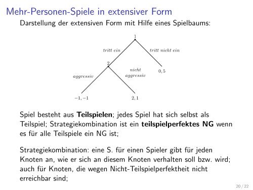 Spieltheorie - IMW