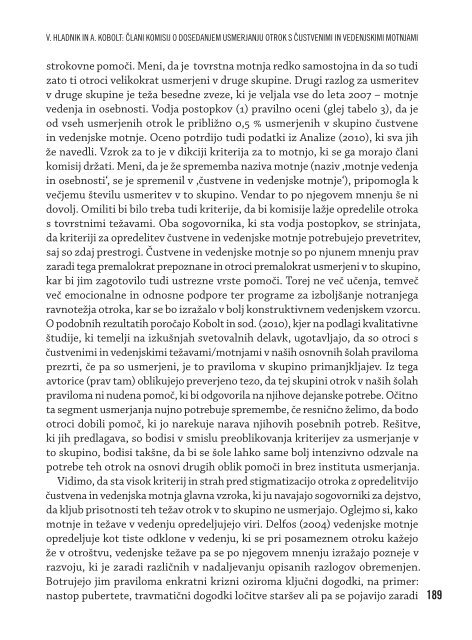 Socialna pedagogika: 2011 vol 15., številka 2 - Revija Socialna ...