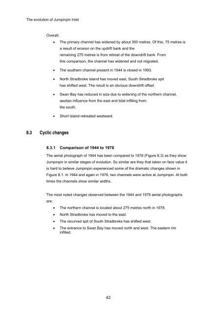 The evolution of Jumpinpin Inlet - OzCoasts