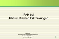 PAH bei Rheumatischen Erkrankungen - Kantonsspital St. Gallen