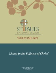 Welcome Kit - St. Paul's Episcopal Church