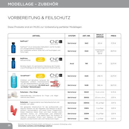 Für den MAHA Cosmetics Katalog JETZT HIER klicken!