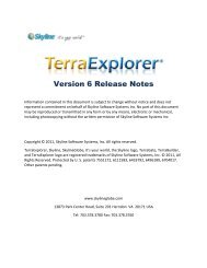 TerraExplorer 6 - Release Notes - Igo