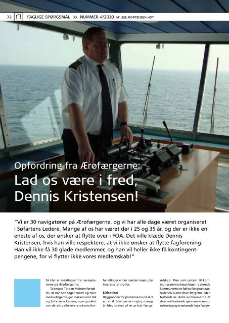SÃ¸fartens Ledere NR. 4 2010 - Danmarks smÃ¥fÃ¦rger