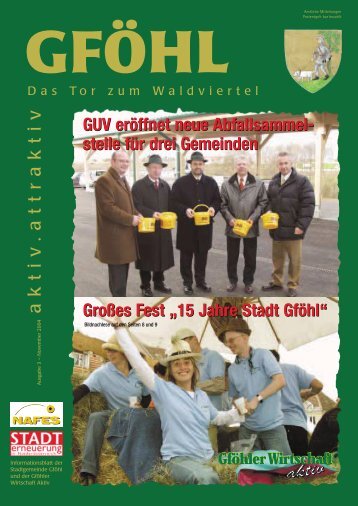 GUV eröffnet neue Abfallsammel- stelle für drei Gemeinden