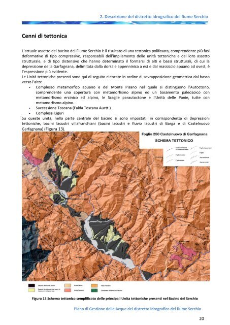 Descrizione del distretto idrografico del fiume Serchio - AutoritÃ  di ...